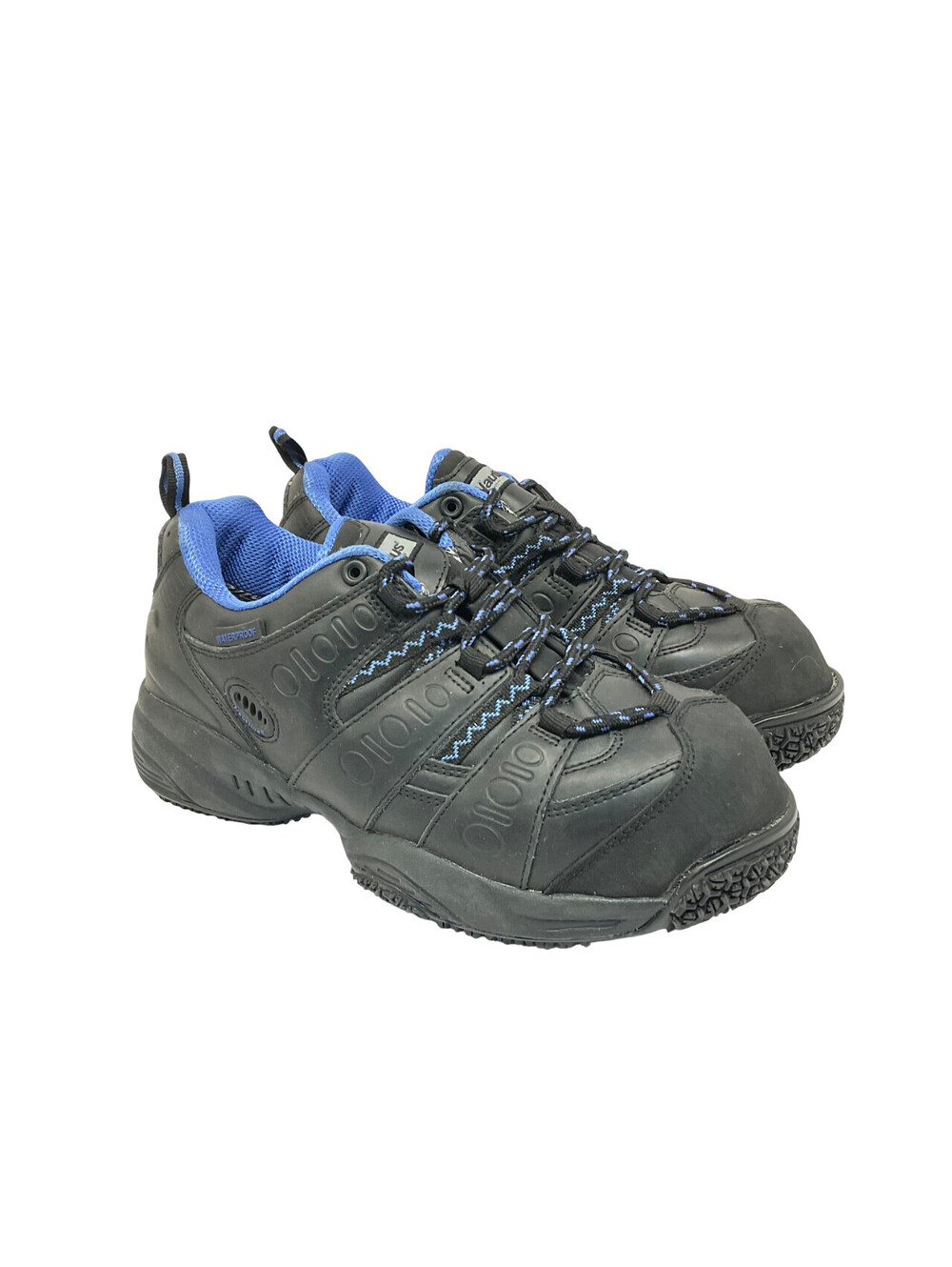 Nautilus Women's Composite Toe Athletic Work Shoes N2161 Black/Blue Size 7.5M